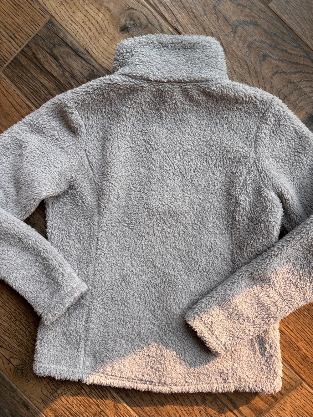 Women’s Patagonia Los Gatos Sherpa Half-Zip Pullover - Light Gray - Picture 6 of 6